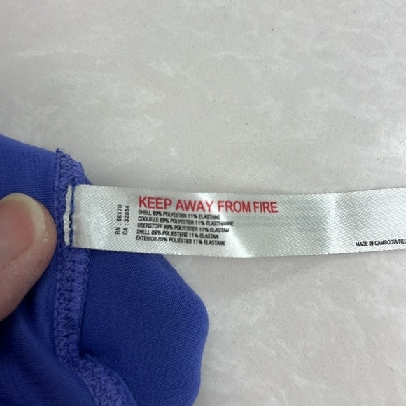 156. Free People FP Movement Breathe Deeper Legging in Purple High Waisted Sz XS - Picture 7 of 13